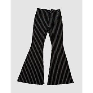 NWT KanCan Pinstripe High Rise Flare Jeans 11/29 22x34 Tall Stretch Hipster